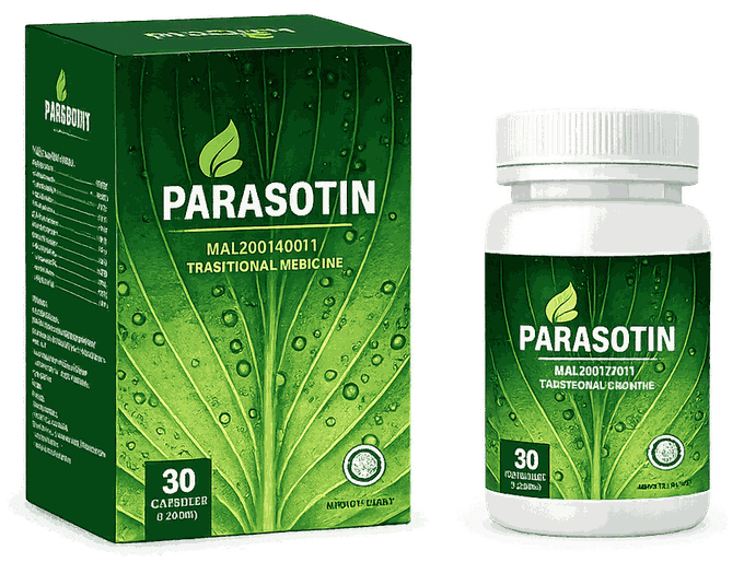 Parasotin এর বাক্স ও বোতল, ৩০টি ক্যাপসুল